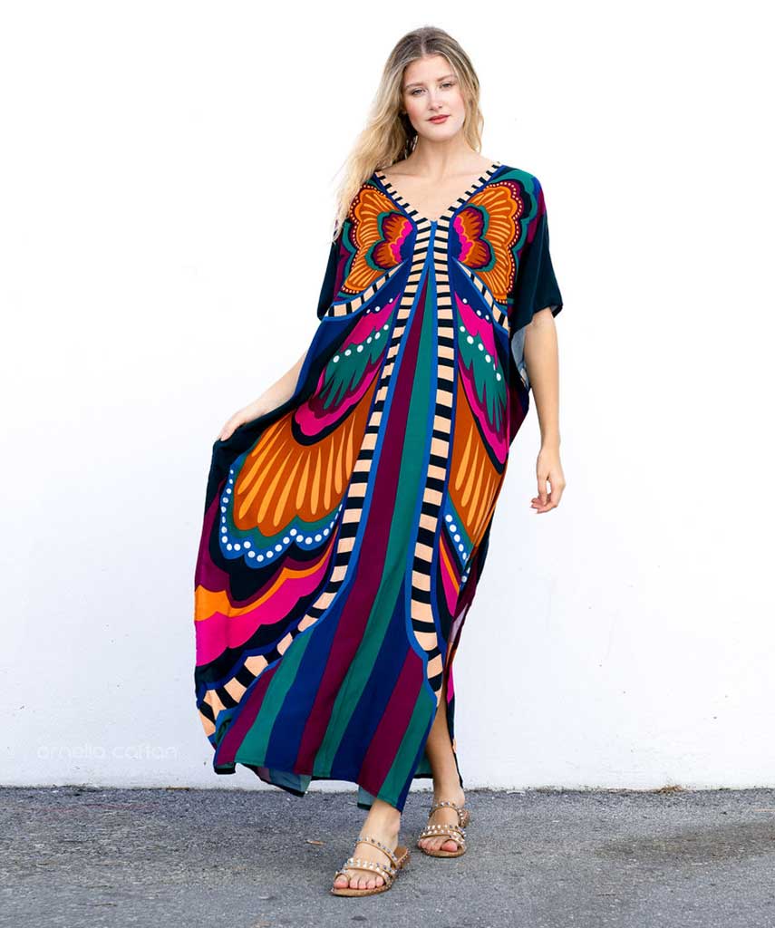Kaftan Vibrações - Granada | Gata Raposa™