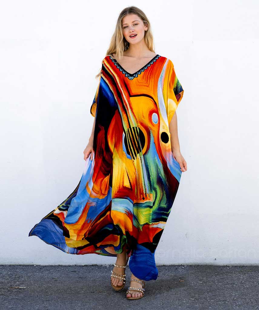 Kaftan Vibrações - Solar | Gata Raposa™