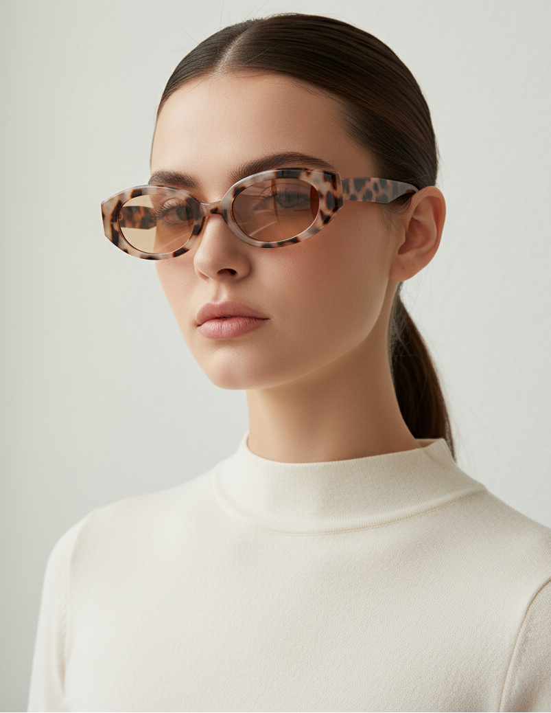 Óculos de Sol Feminino Suzie 1208 — Elegância Vintage com Toque Sofisticado

O Óculos Suzie 1208 é a combinação perfeita entre charme retrô e sofisticação moderna. Seu design oval vintage traz personalidade ao look, enquanto os detalhes delicados e o acabamento elegante transformam qualquer produção em uma composição refinada e estilosa.

Com armação leve em policarbonato resistente, esse modelo foi desenvolvido para proporcionar conforto durante todo o dia sem abrir mão da elegância. As lentes com proteção