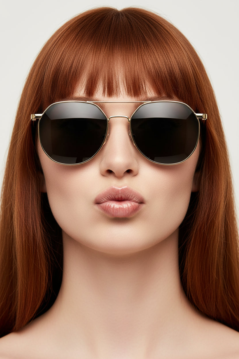 Óculos de Sol Melina — Elegância Moderna com Proteção Premium